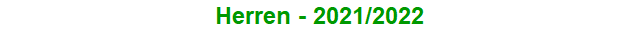 Herren - 2021/2022
